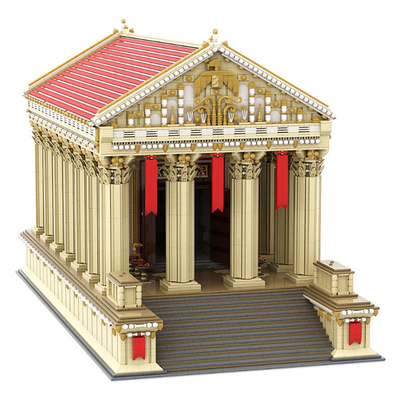20309pcs MOC Ancient Roman Temples Building Blocks Set - Gobricks Version | DIY Architecture Model Kit for Adults & Collectors | Perfect for Home Decoration, Gift Giving & Historical Display