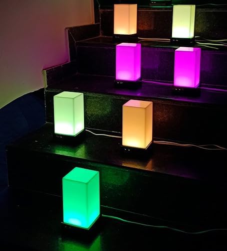 ZOCI VOCI Telepathy® Friendship Lamp Set of 6 - Long Distance Touch Lamps for Couples & Friends, No Subscription Needed, Crystal Design Home Decor - Perfect for Birthday Gifts, Anniversary Presents & Long Distance Relationships