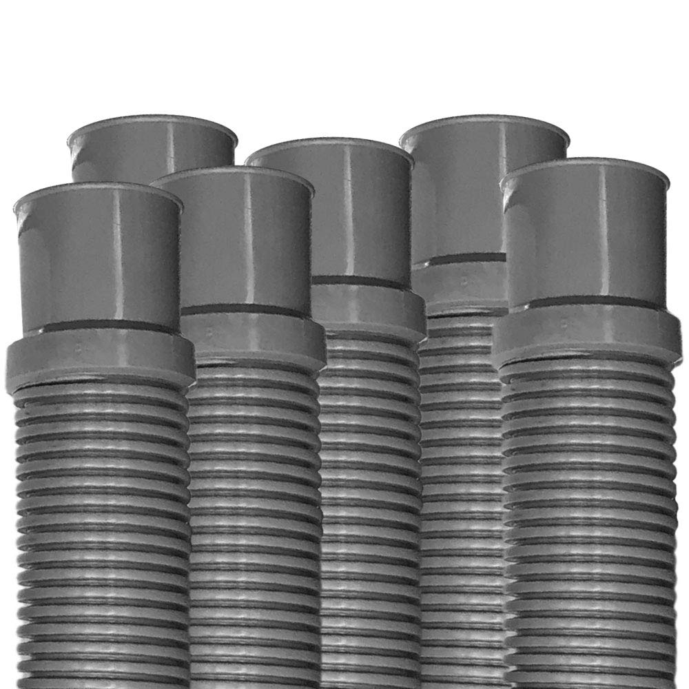 **Puri Tech Heavy Duty Above Ground Pool Filter Hose - 1.5 Inch x 6 Foot (6 Pack) - Skimmer to Pump for Concrete Pools & Filter to Return for Above Ground Pools - Durable, Flexible & Leak-Proof for Easy Pool Maintenance**    *(Ideal for Inground & Above Ground Pools, Backyard Swimming Pools, and Pool Pump Connections - Perfect for Summer Pool Care & Water Filtration Systems)*
