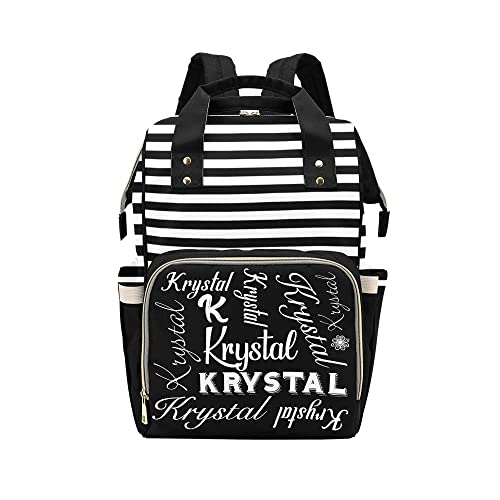 Personalized Diaper Bag with Custom Name & Logo - Waterproof Maternity Backpack for Nursing Moms, Baby Essentials Tote - Perfect Baby Shower Gift & Travel Bag for Women (Ideal for Hospital Visits, Daycare & Family Outings)