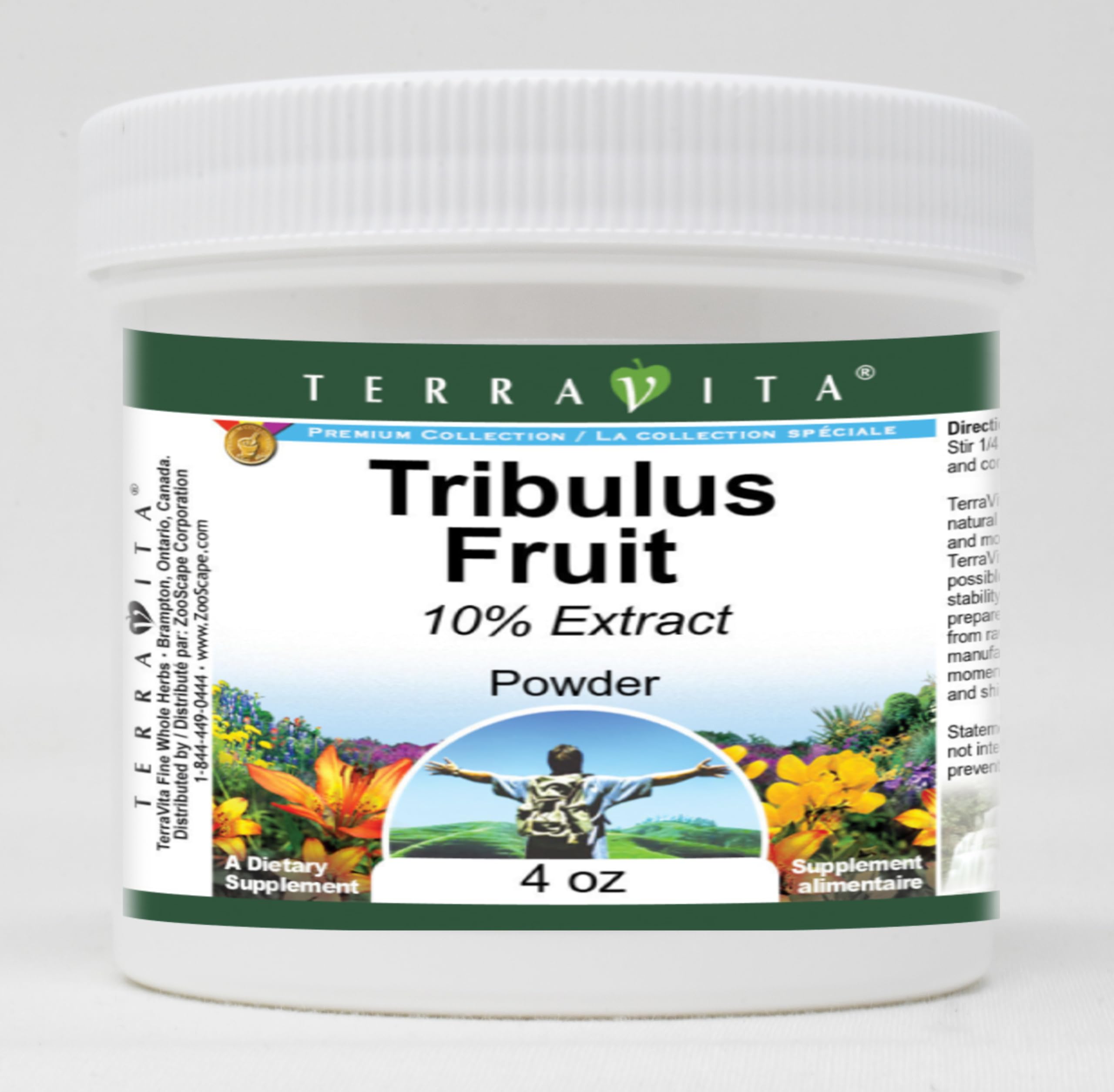 Tribulus Terrestris 10% Extract Powder - 4 oz (113g) | Natural Testosterone Booster for Men | Supports Energy, Stamina & Muscle Growth | Vegan & Non-GMO | Use in Smoothies, Protein Shakes & Pre-Workout Supplements