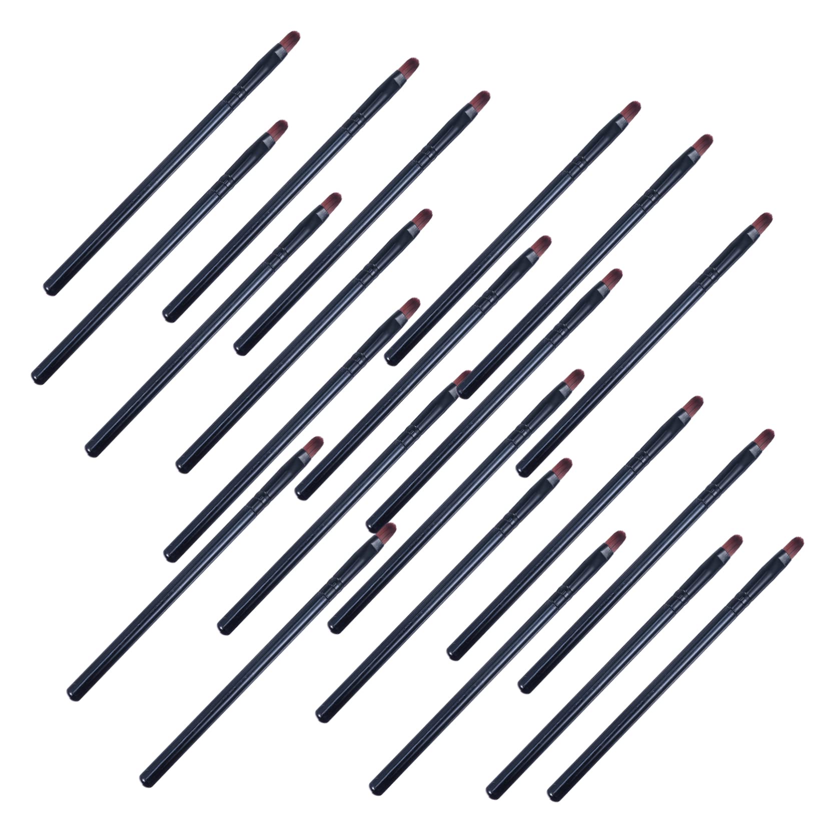 FOMIYES 50pcs Professional Makeup Brush Set - Soft Lipstick Brush, Eyeshadow Applicator & Travel Cosmetic Tools for Perfect Lip & Eye Makeup | Ideal for Home, Salon & On-the-Go Beauty