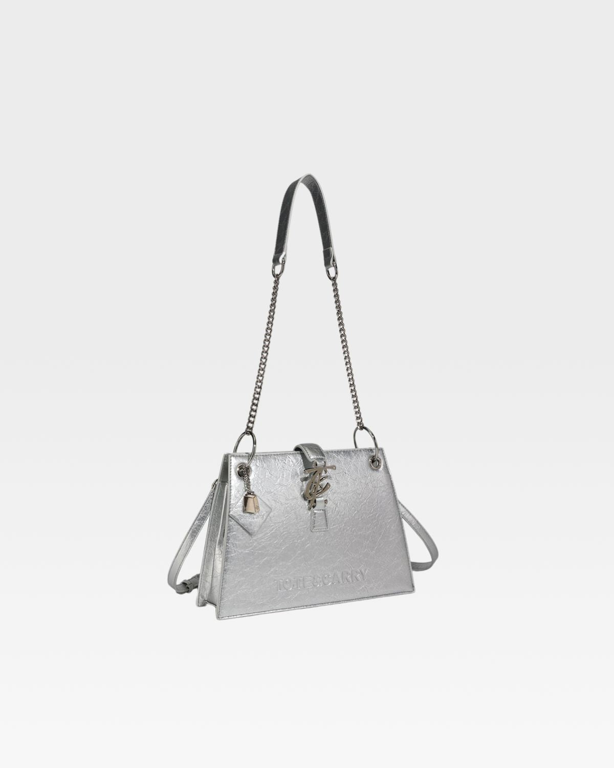 Elise Silver Shoulder Bag - Stylish & Durable Crossbody Purse for Women | Perfect for Work, Travel & Everyday Use