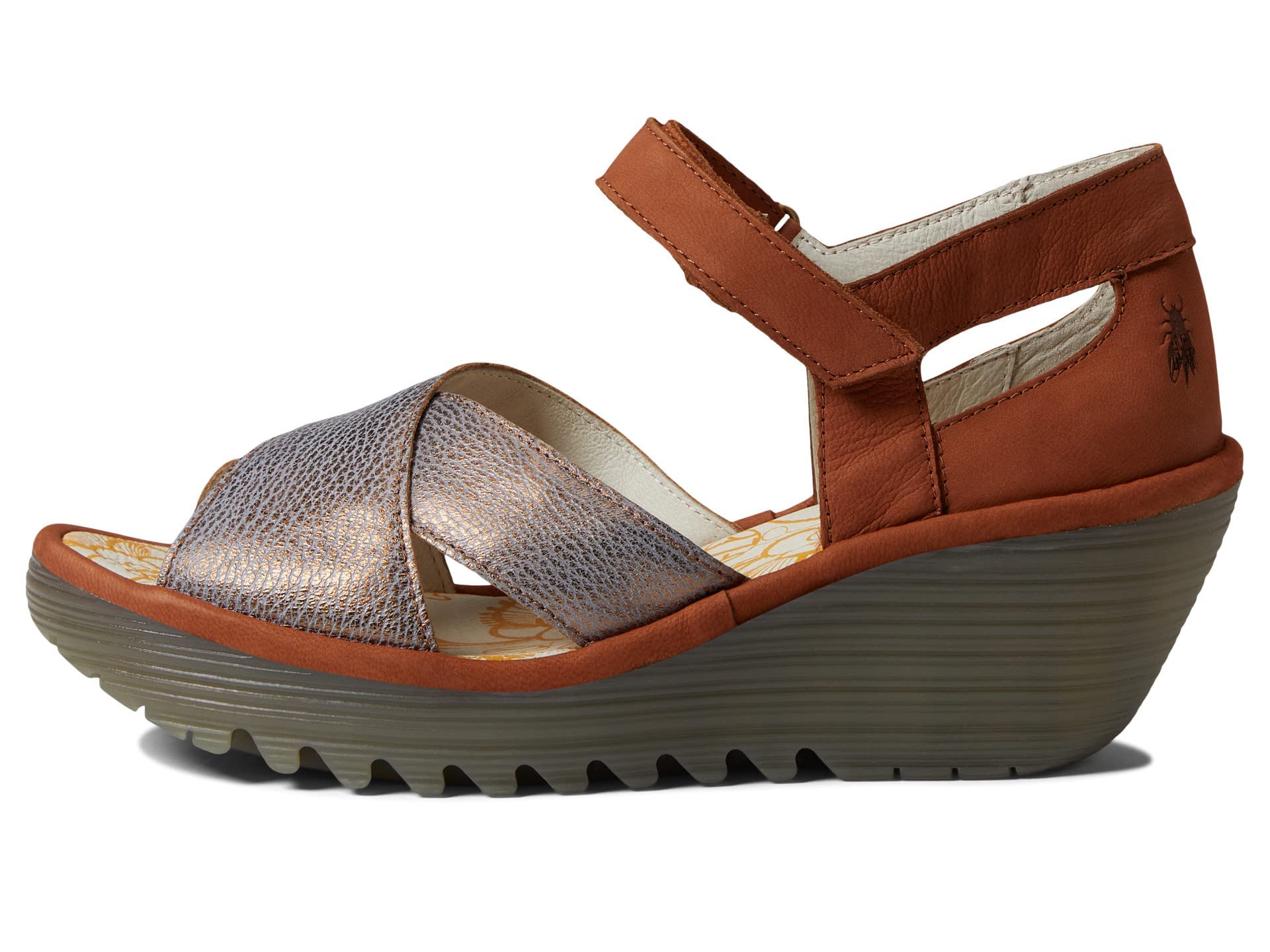 Fly London Yent365fly Women's Wedge Sandals for Summer & Beach