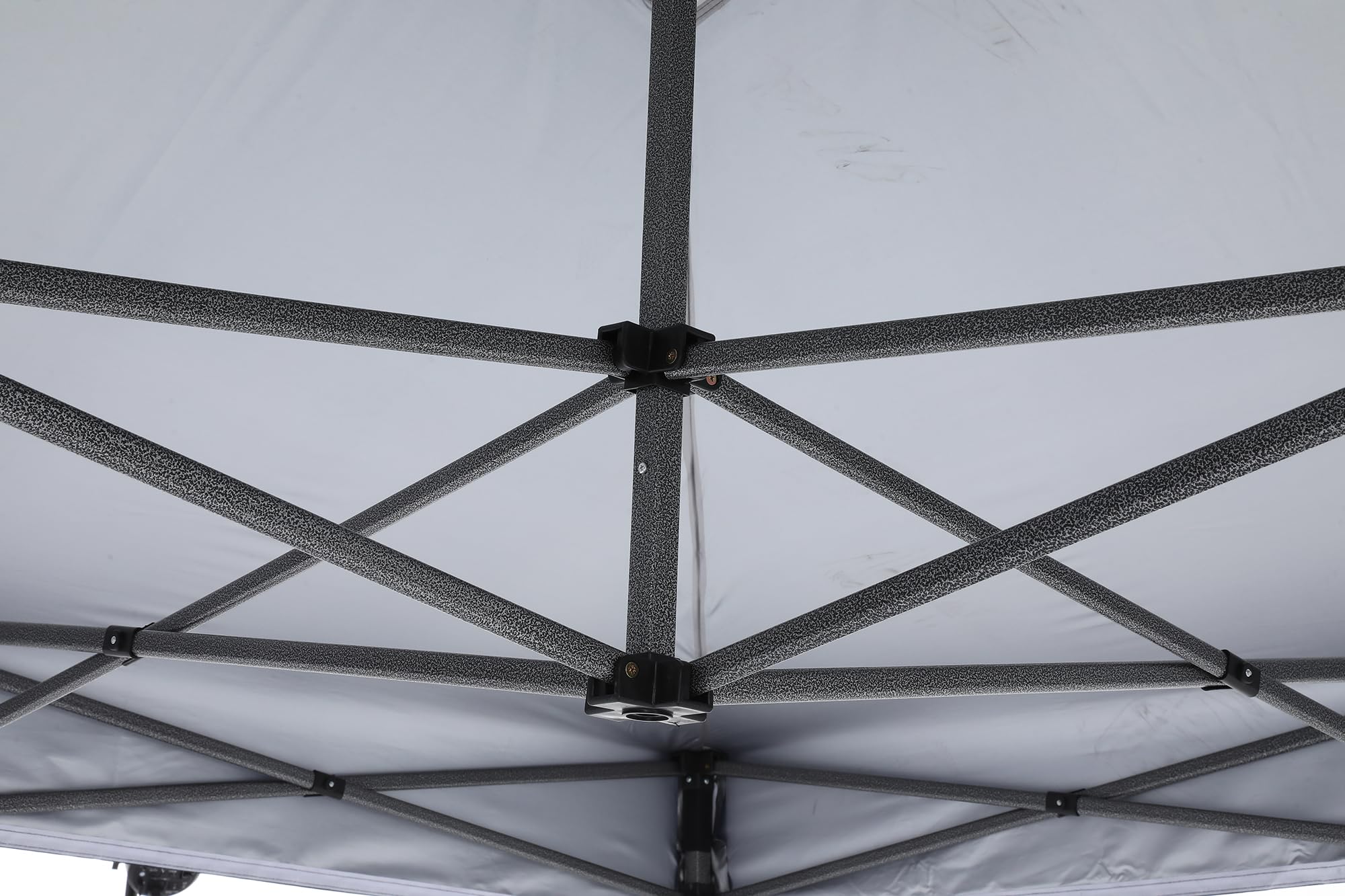COBIZI 10x15 ft Heavy Duty Pop Up Canopy Tent with 4 Sidewalls - UPF 50+ Sun Protection, Waterproof & Windproof for Outdoor Events, Weddings, Parties - Includes Carry Bag (Gray) - Perfect for Backyard Gatherings, Farmers Markets, and Beach Outings