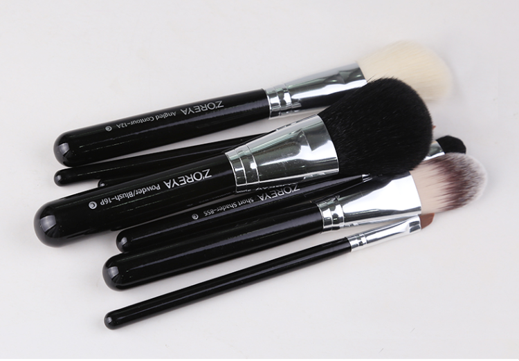 Professional Makeup Brush Set - 12 Piece Vegan & Cruelty-Free Cosmetics Brushes for Foundation, Blending, Contouring - Perfect for Everyday Makeup & Travel