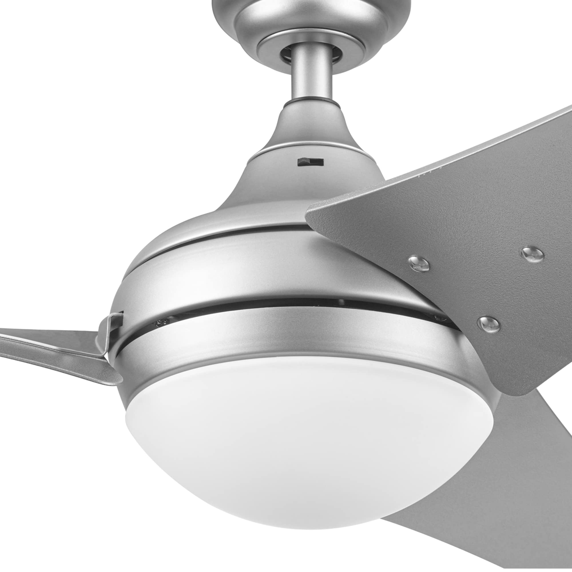 Honeywell Neyo 52 Inch Modern LED Ceiling Fan with Light & Remote Control - High Performance Reversible Motor, Pewter Finish - Perfect for Living Room, Bedroom & Office Spaces