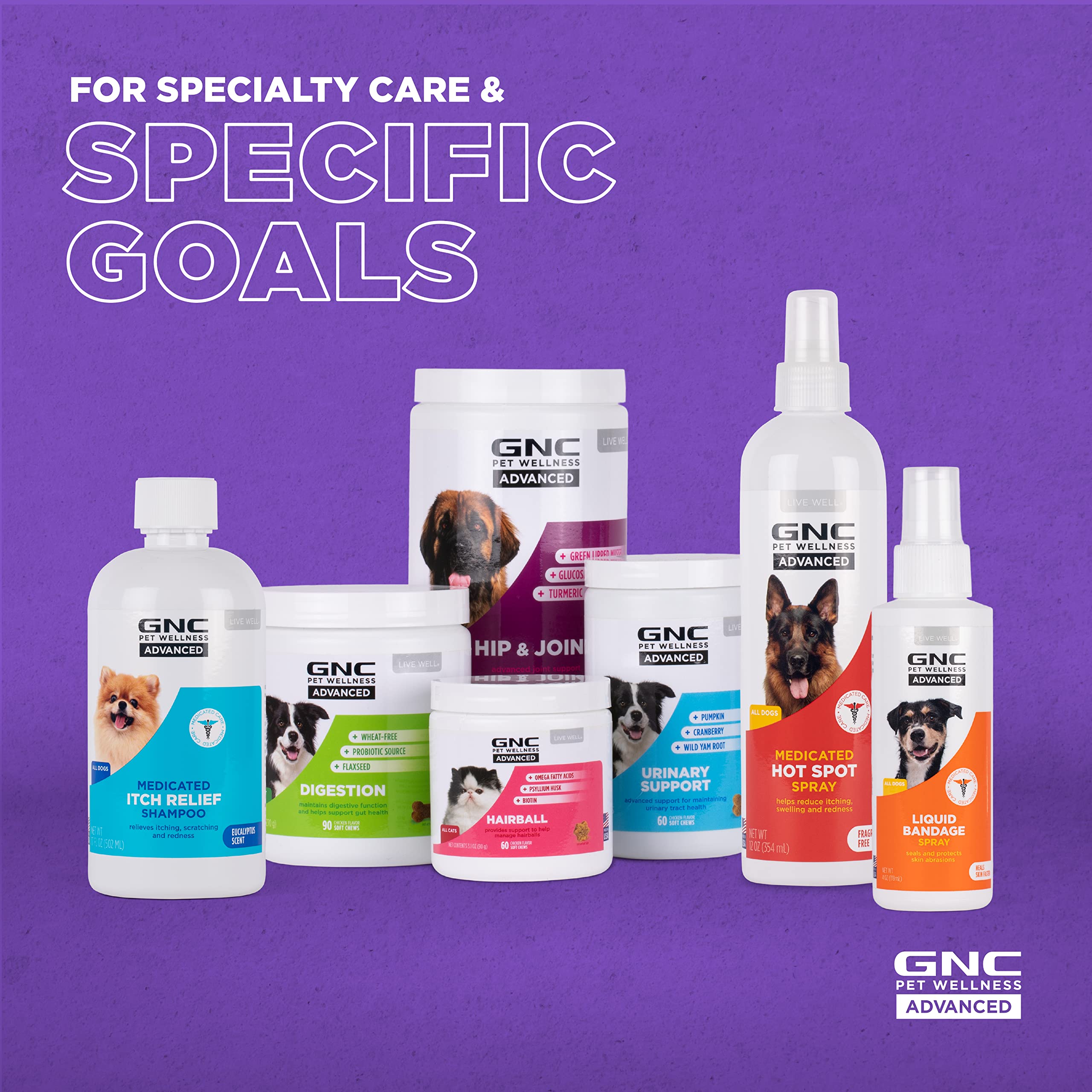 GNC Pets Advanced Styptic Powder for Dogs - 0.5 oz | Fast-Acting Dog Nail Bleeding Control | Safe & Effective Styptic Powder for Nail Trimming Accidents | Perfect for Grooming, First Aid & Pet Care at Home