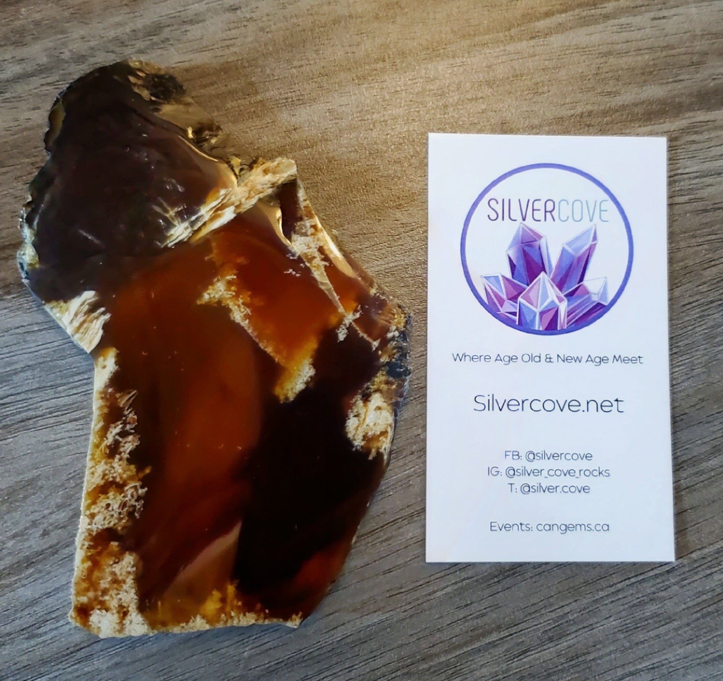 Natural Baltic Amber Slab - 4