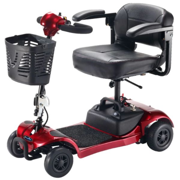 FreeRider USA FR Ascot 4 Wheel Mobility Scooter - Lightweight & Portable for Seniors & Adults - Perfect for Shopping, Travel & Outdoor Adventures