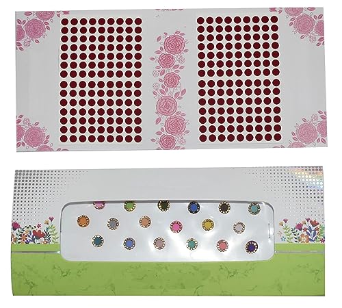 Marron 6.5 & Gold Border Bindi