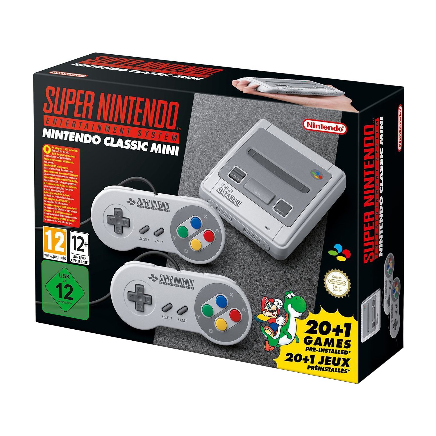 Nintendo SNES Classic Edition Console - Super Nintendo Entertainment System with 6-Foot Extension Cable | Retro Gaming, Gift for Gamers, Living Room Entertainment