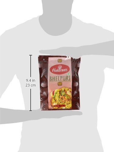 Haldiram's Bhelpuri Snack - Crunchy Mix of Puffed Rice, Noodles, Nuts & Spices with Tangy Chutney - 200g Pack (3 Pack) - Perfect for Parties, Movie Nights & Indian Street Food Experience