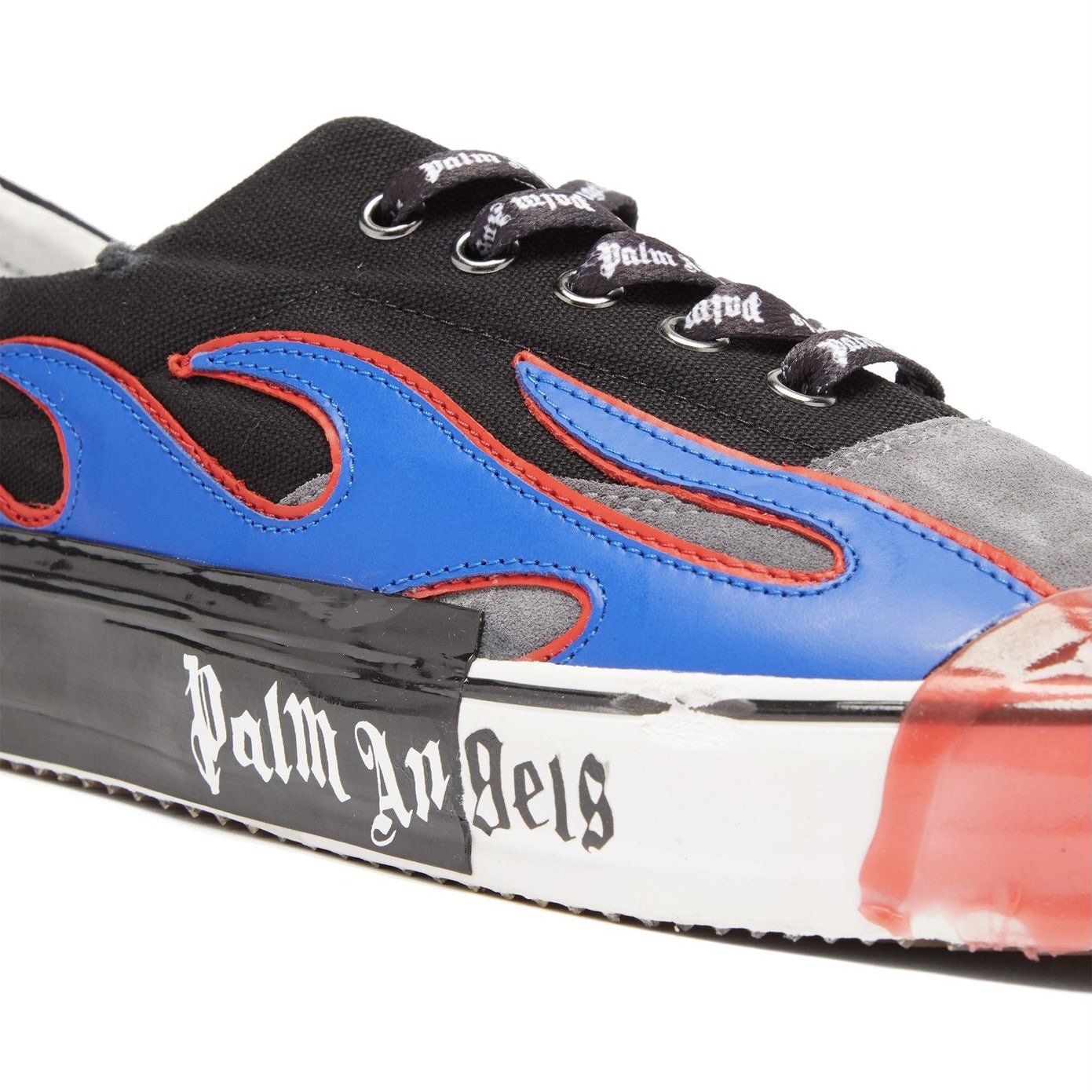 Palm Angels Flame Sneakers - Men's High-Top Fashion Skate Shoes for Streetwear & Casual Style | Perfect for Urban Outfits & Skateboarding