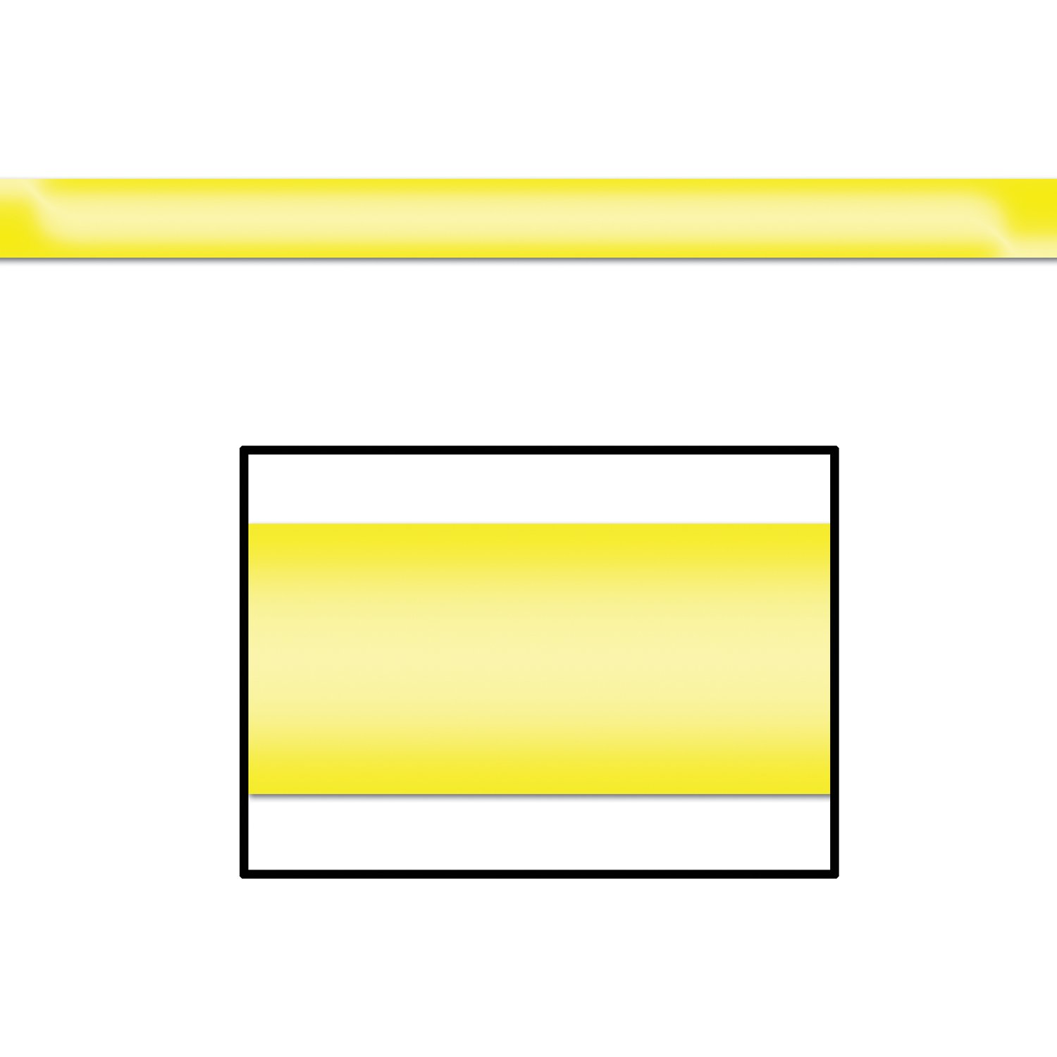 Gleam 'N Streamer Yellow Party Accessory - 1 Count Pack | Perfect for Birthday Celebrations, Festive Decorations & Special Events