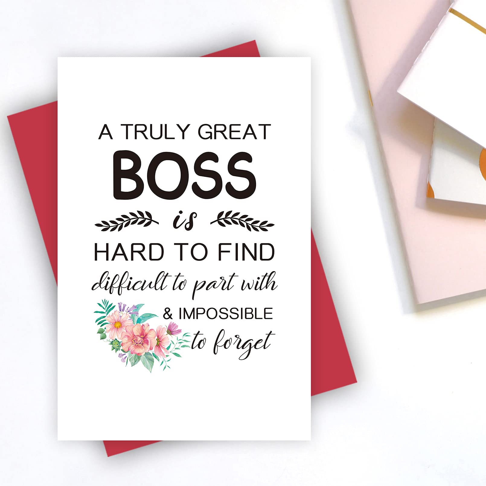 Alzombi Special Boss Birthday Card - Thoughtful Appreciation Greeting Card for Boss, Retirement Gift for Boss Friend | Perfect for Office Celebrations, Farewell Parties & Professional Milestones