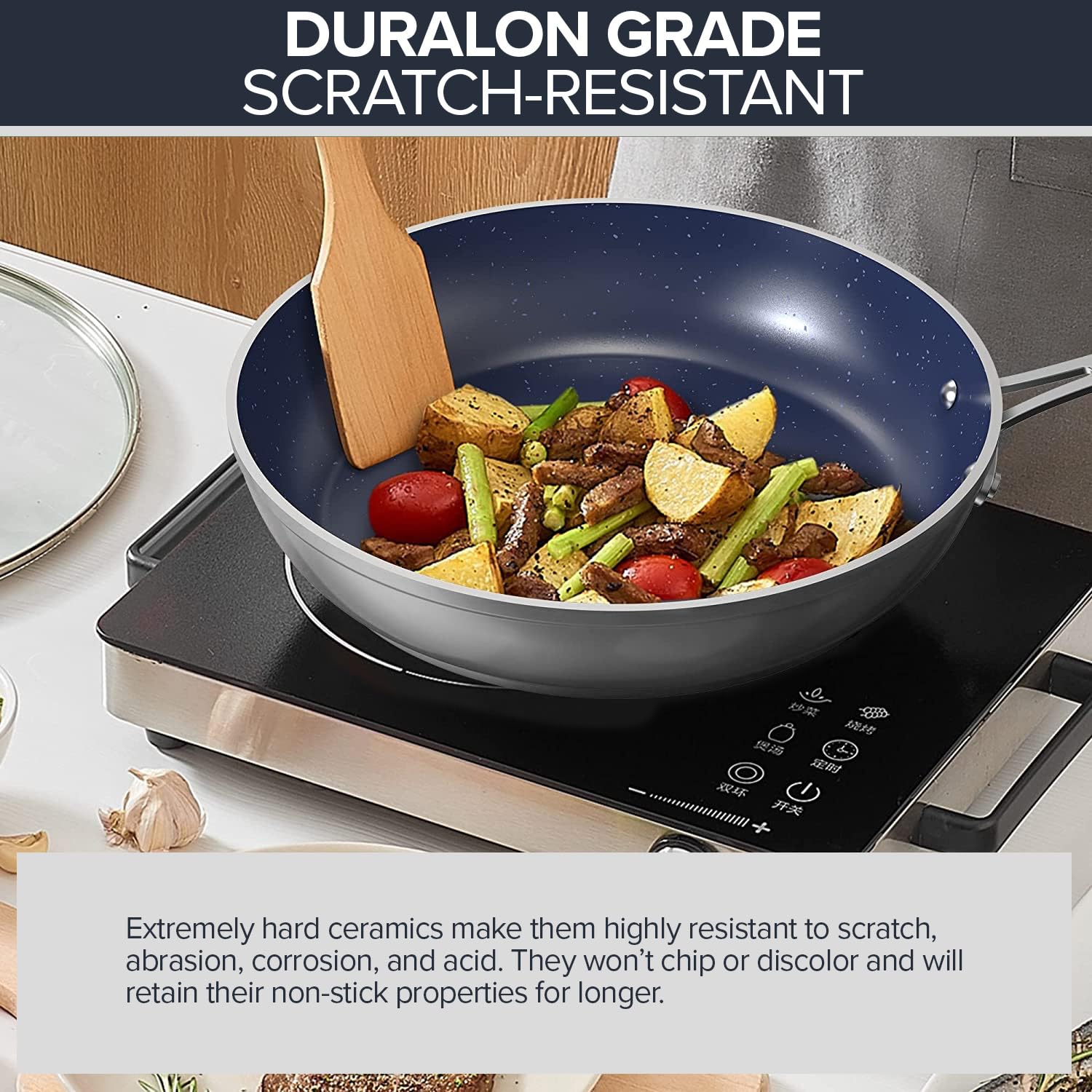 Nuwave 3-Piece Forged Lightweight Frying Pan Set (8