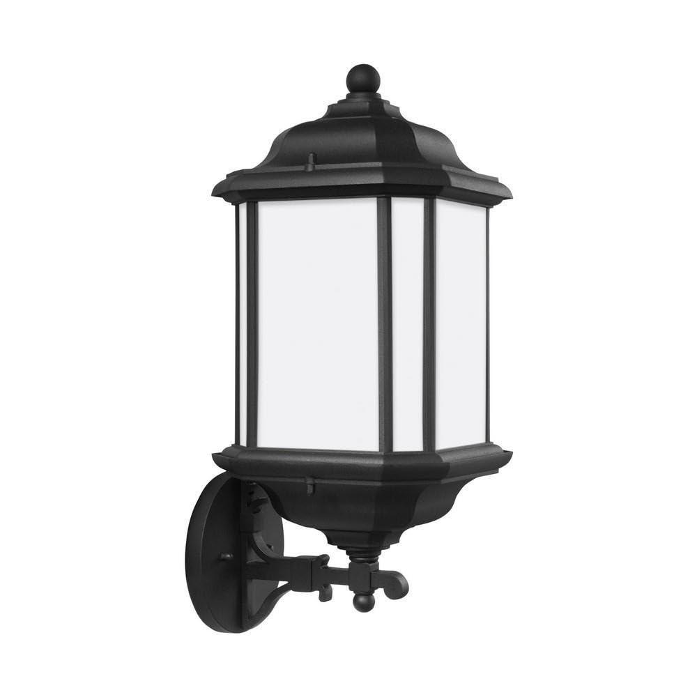 19.25 Inch Black Outdoor Wall Lantern with Incandescent Bulb - Traditional Exterior Light Fixture for Porch, Patio, Garden & Entryway Lighting - Model 73-Bel-2015828