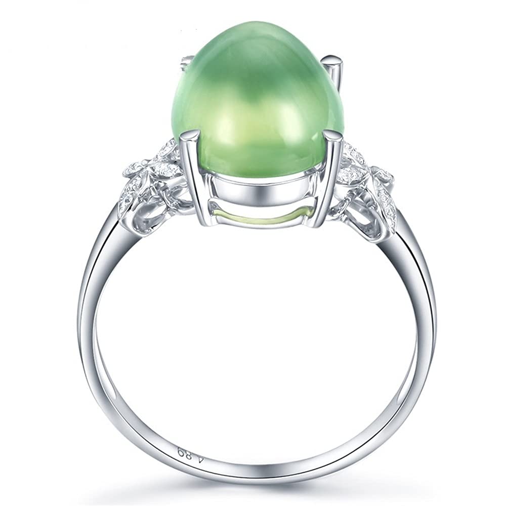 925 Sterling Silver Green Cat Eye Nephrite Butterfly Ring for Women – Elegant Eternity Engagement, Wedding, Promise & Party Band | Perfect for Anniversaries, Proposals & Special Occasions