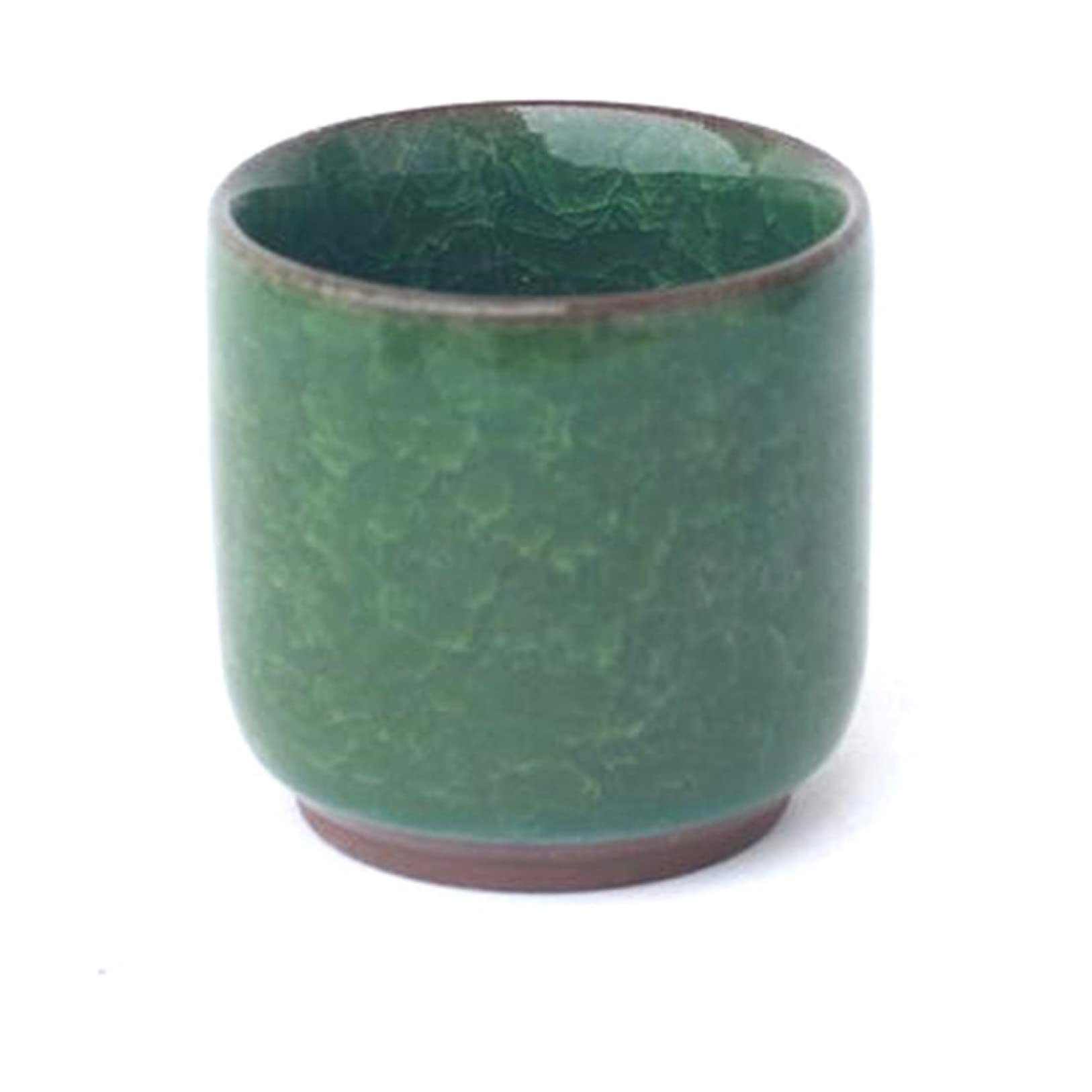 Creative Ice Crack Glaze Ceramic Succulent Planter - Desktop Cactus Flower Pots with Unique Cracked Design, Porcelain Plant Containers for Home Office Decor, Wedding Centerpieces & Gift Ideas