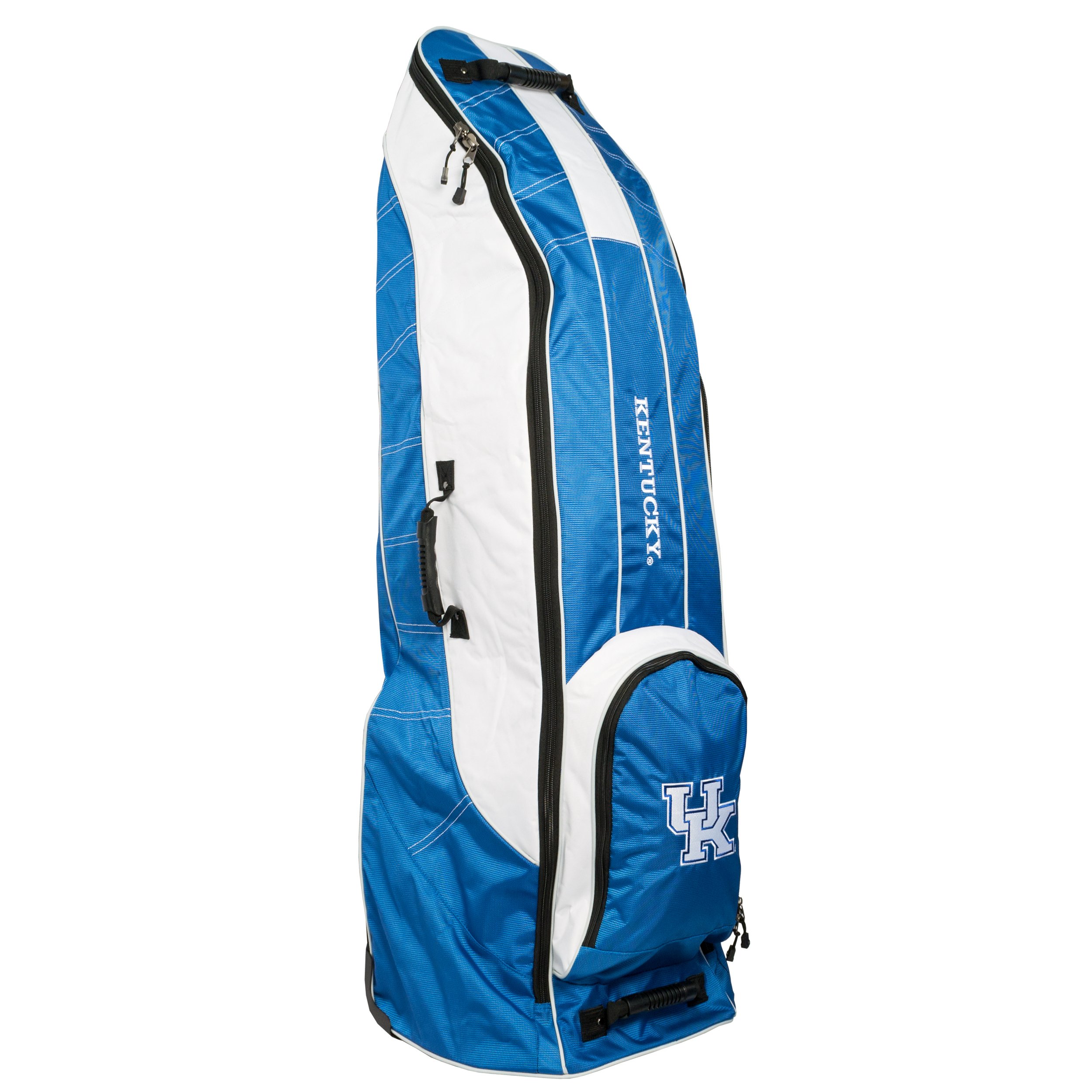 Team Golf NCAA Kentucky Wildcats Golf Travel Bag with High-Impact Plastic Wheelbase - Smooth & Quiet Transport, Built-in Shoe Bag, Internal Padding & ID Holder - Perfect for Air Travel & Golf Tournaments