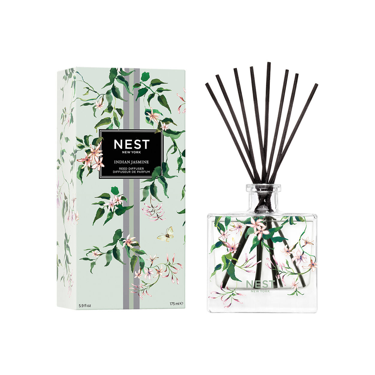 Premium Indian Jasmine Essential Oil Diffuser for Aromatherapy - Relaxing Home & Office Scent for Stress Relief & Better Sleep