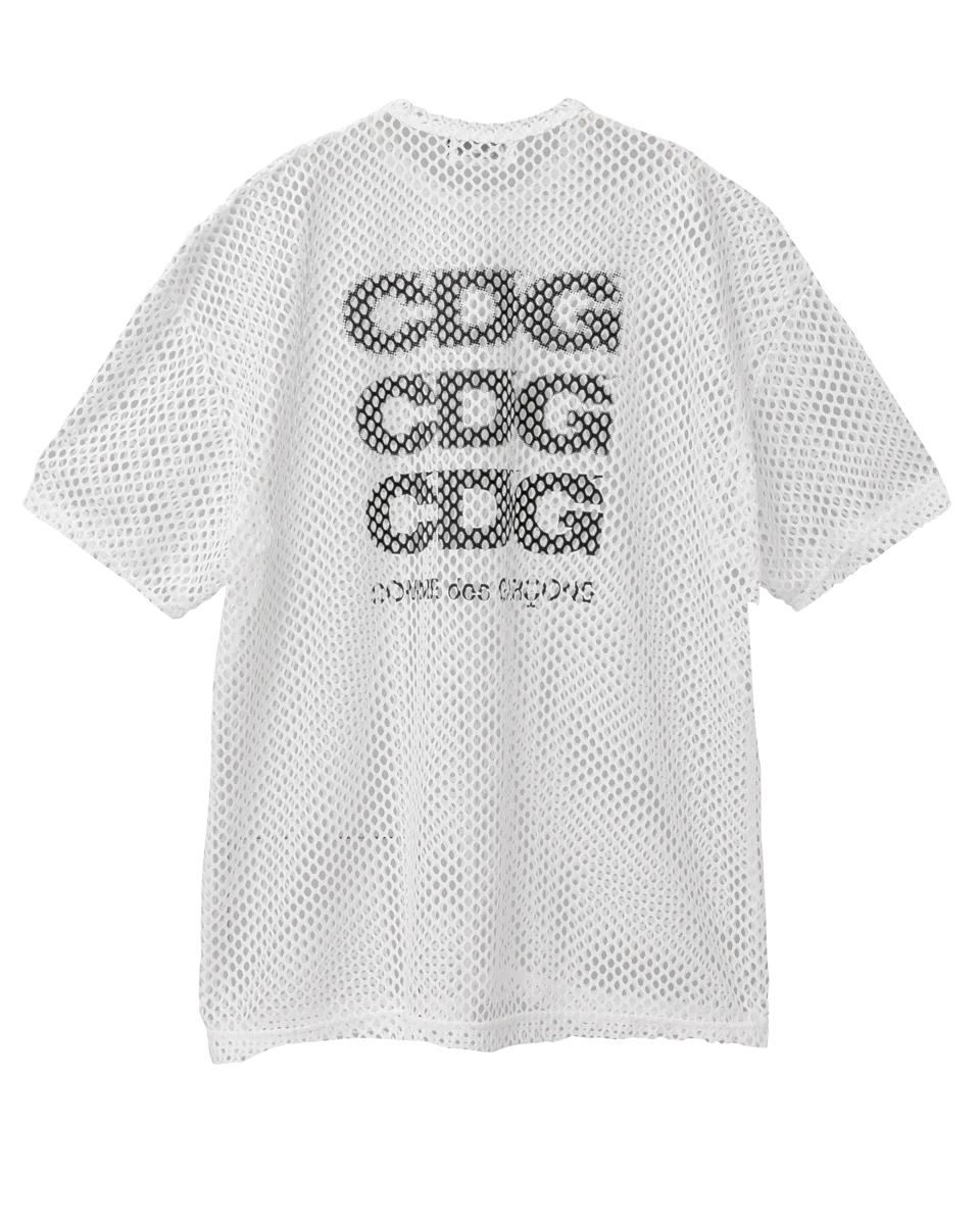 CDG Oversized Mesh T-Shirt for Men & Women | Preorder Now | Perfect for Streetwear & Casual Outfits