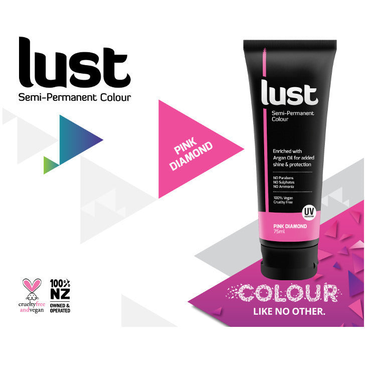 Lust Semi-Permanent Hair Color - Vibrant, Long-Lasting Dye for DIY Home Use & Salon Styling | Perfect for Parties, Cosplay & Creative Hair Makeovers