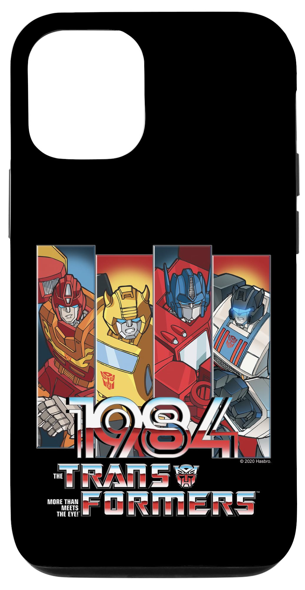 iPhone 12/12 Pro Transformers 1984 Panels Case - Retro Cartoon Design Protective Phone Cover for Fans | Perfect for Movie Nights, Collectors & 80s Nostalgia