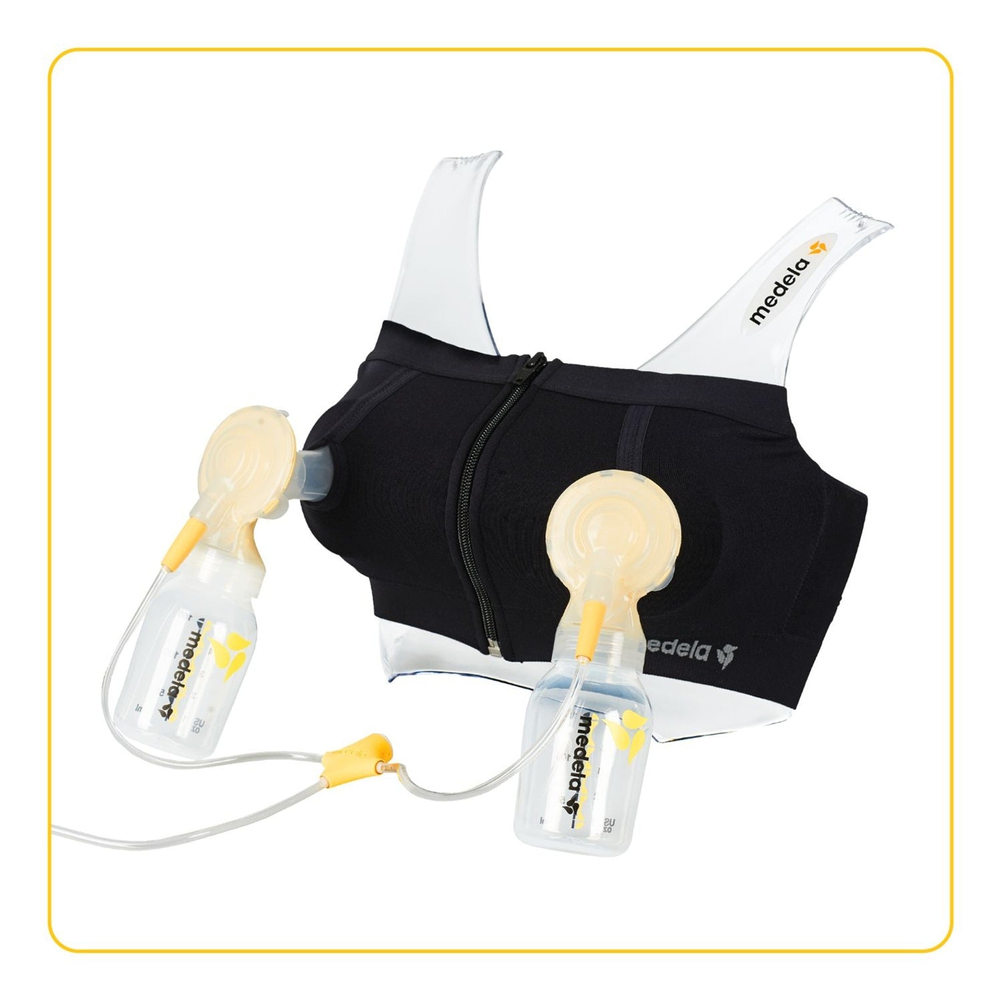 Medela Easy Expression Hands-Free Pumping Bustier - Comfortable Nursing Bra for Breastfeeding Moms - Perfect for Work, Travel & On-the-Go Pumping