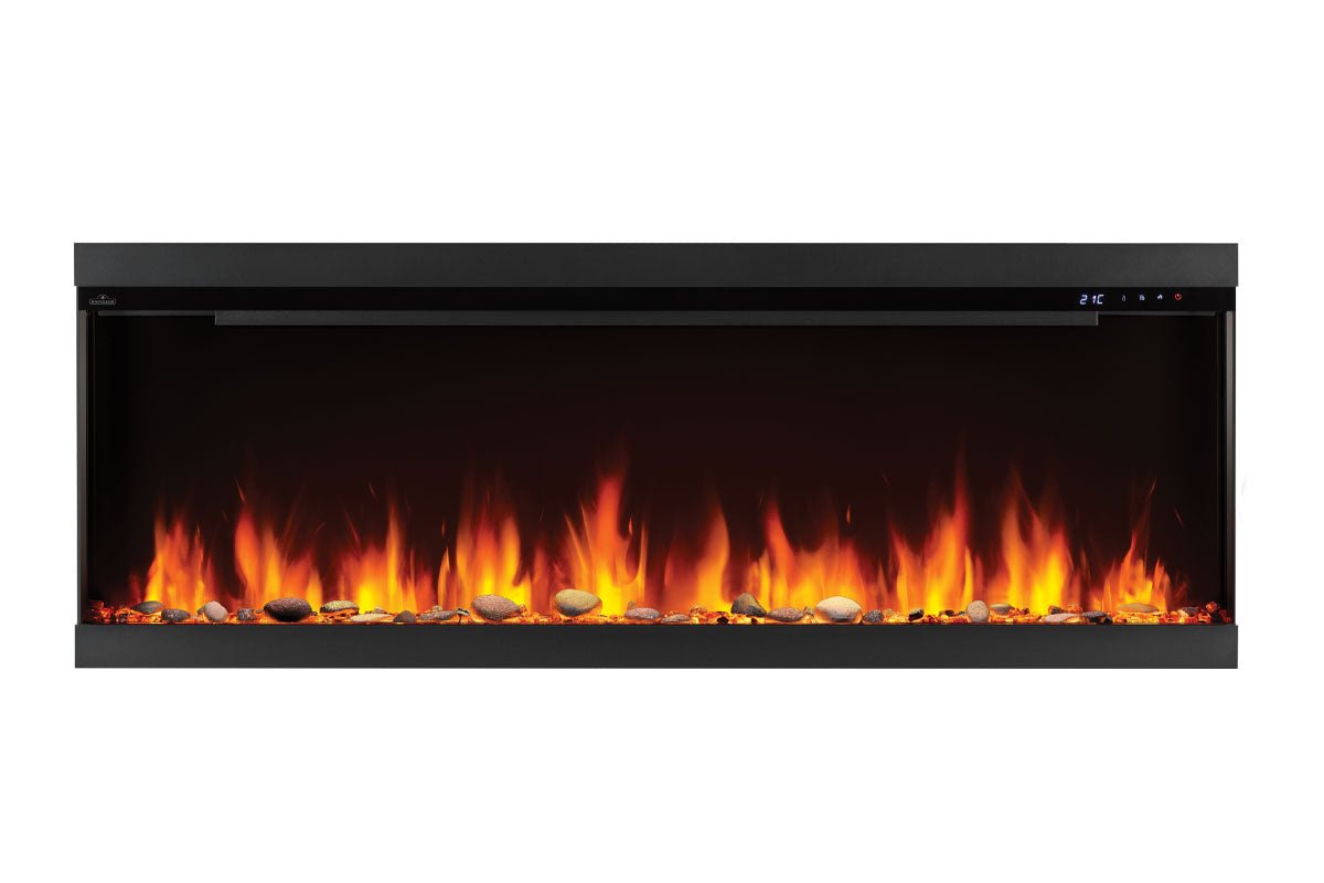 Napoleon Astound 62 FlexMount Smart Multi-Side Wall Mount Recessed Electric Fireplace - Perfect for Living Room, Bedroom & Office Heating & Ambiance