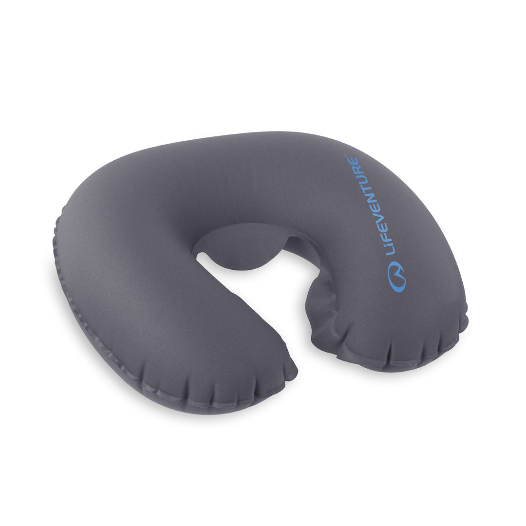 Lifeventure Inflatable Neck Pillow - Ultra Comfort Travel Pillow for Airplane, Car & Camping - Compact & Supportive Neck Rest for Long Flights & Road Trips