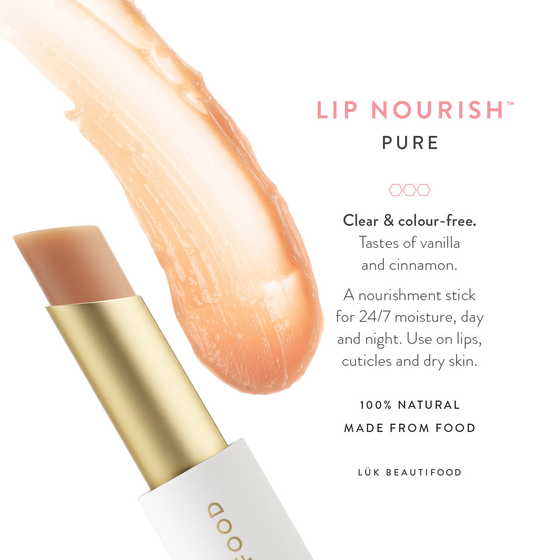Lip Nourish™ Pure Hydrating Lip Balm - Natural Moisturizing Treatment for Dry, Chapped Lips - Perfect for Daily Use, Outdoor Activities & Winter Care