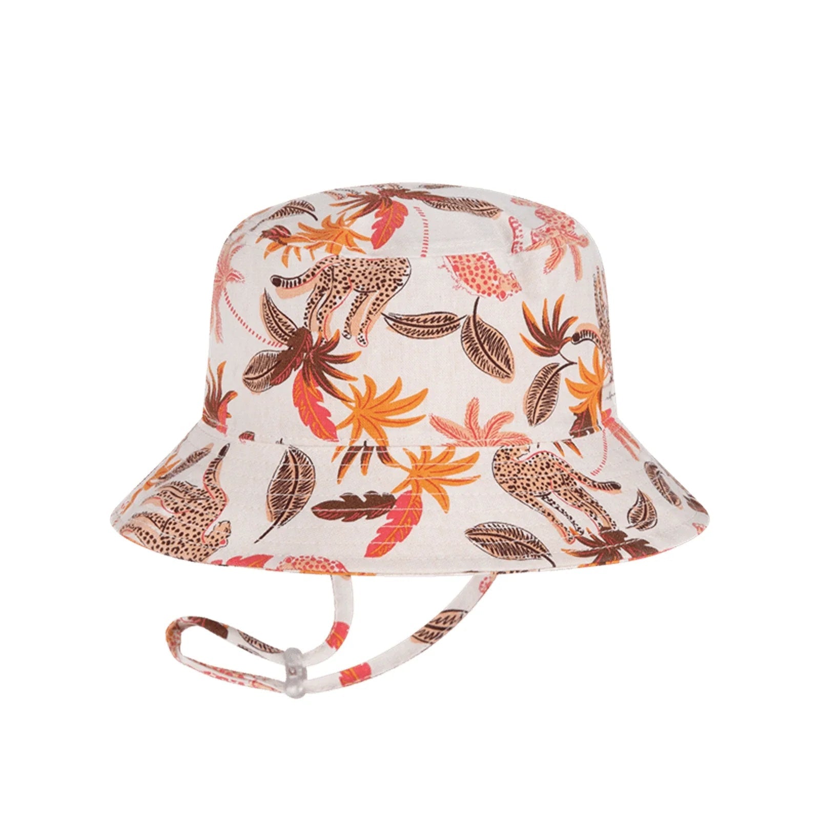 Millymook Baby Sun Hat with Jasmine Floral Print - UPF 50+ UV Protection for Infants & Toddlers - Perfect for Beach, Park, and Outdoor Summer Adventures