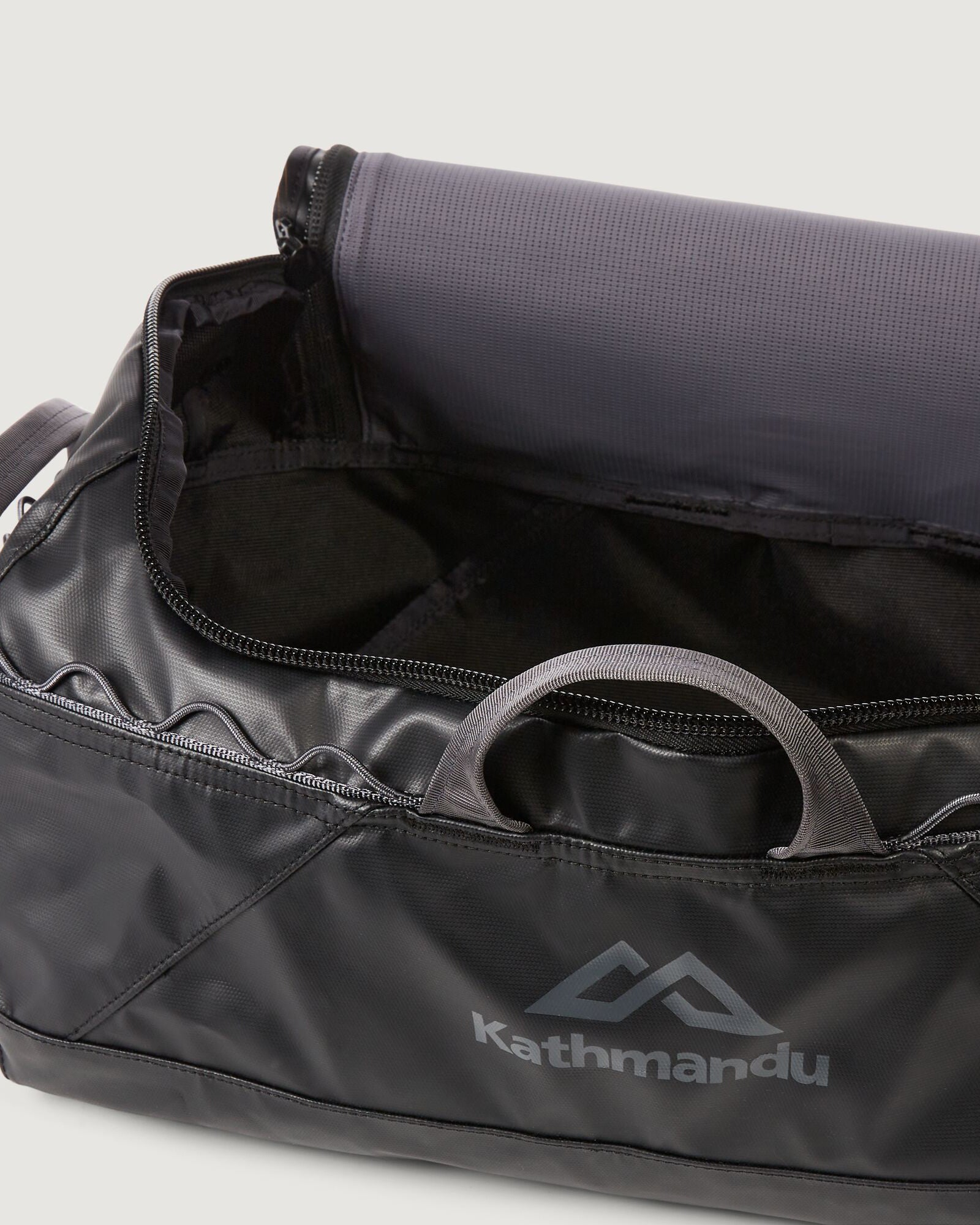 35L Indus Duffel Bag - Waterproof Travel Duffel for Gym, Camping & Weekend Trips - Durable Black Carry-On Luggage for Men & Women