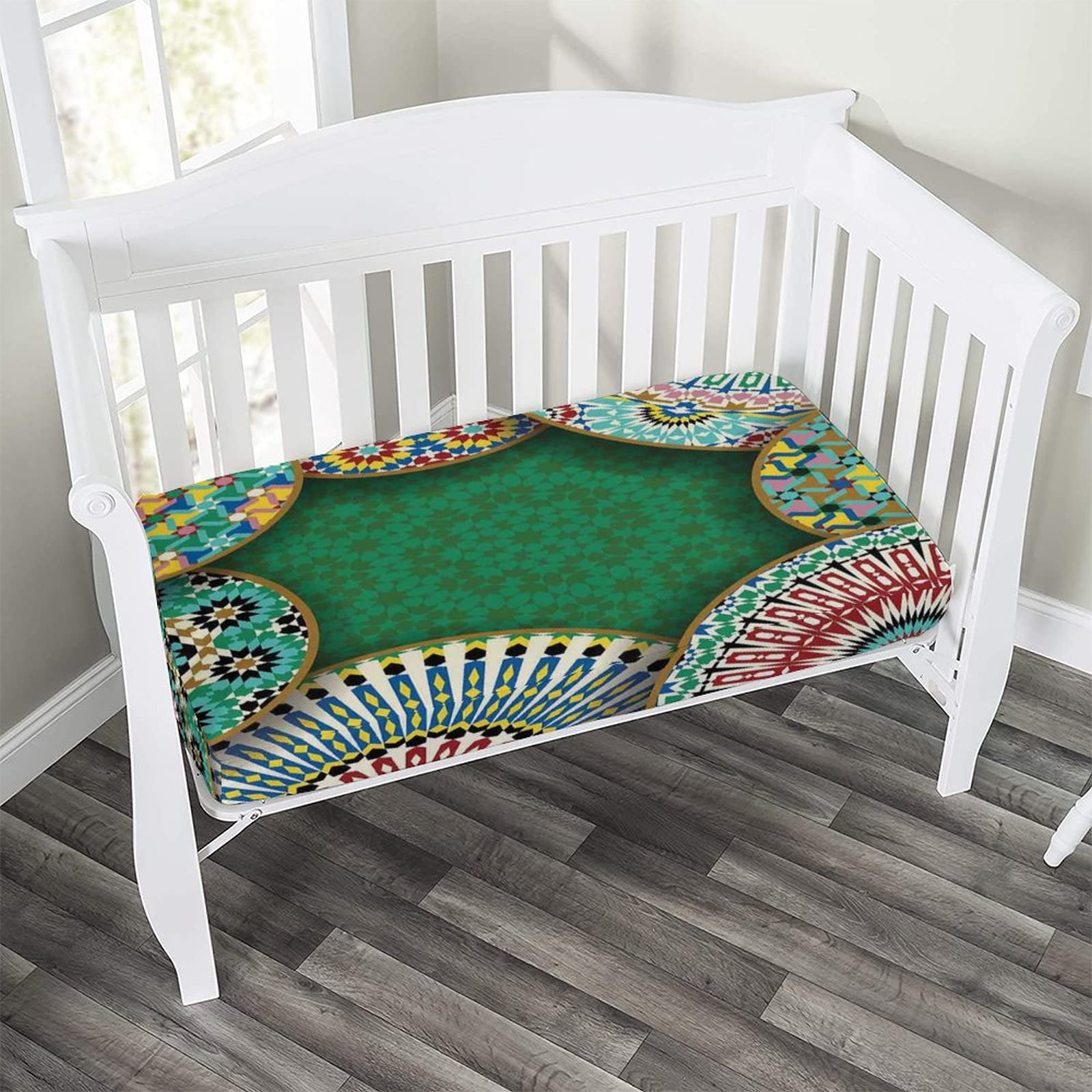 Soft Moroccan Microfiber Crib Sheet - 28
