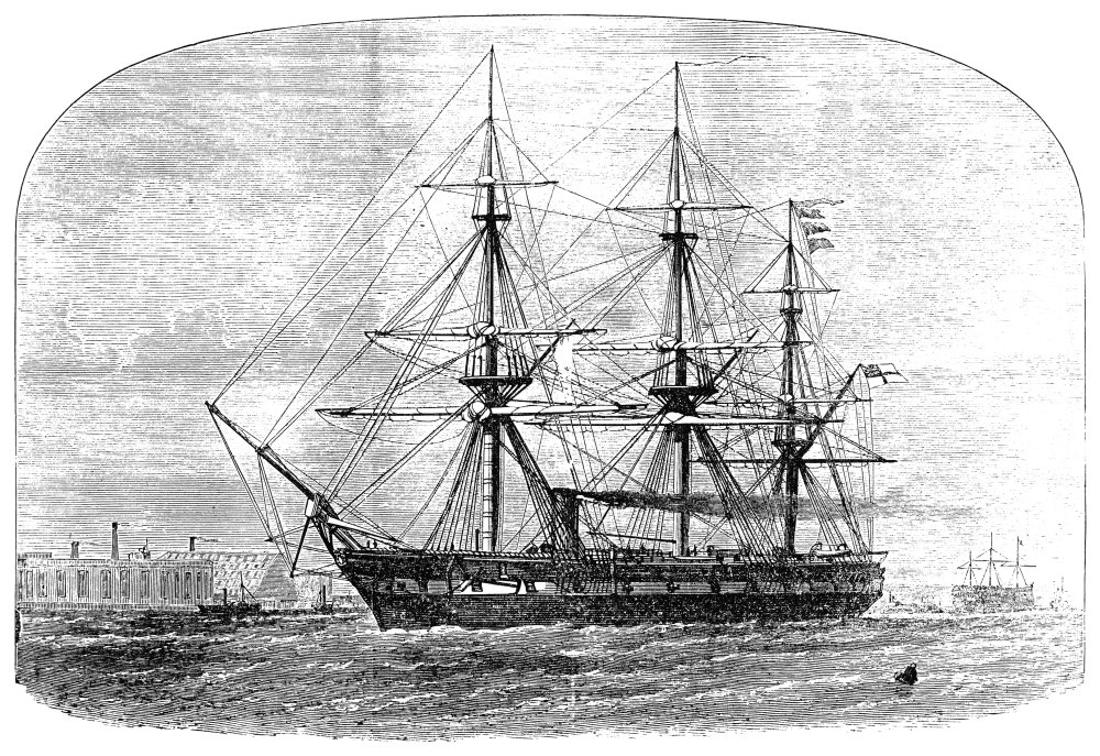 HMS Challenger 1872 British Survey Ship - Oceanographic Voyage for Marine Exploration