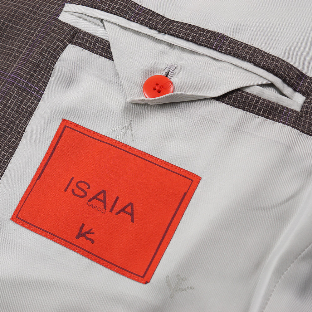 Isaia Super 170s Premium Wool & Silk Blend Men's Suit - Luxury Business Attire for Weddings, Office & Formal Events