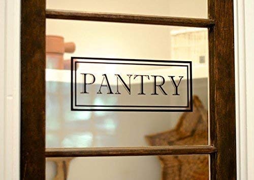 Modern Farmhouse Style Vinyl Door Decal - 13.3