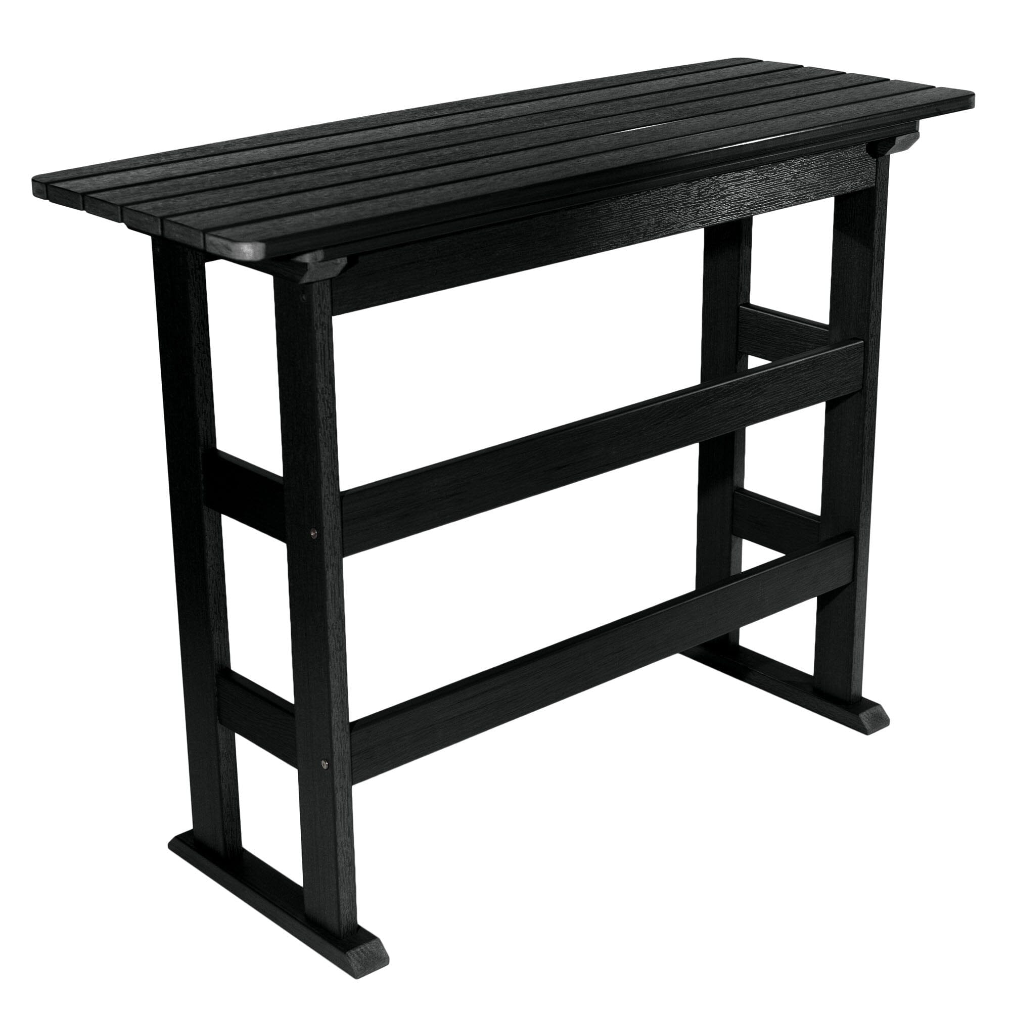Refurbished Lehigh Bar Height Balcony Table - Outdoor Bistro Set for Patio, Deck & Small Spaces - Perfect for Coffee, Dining & Relaxing