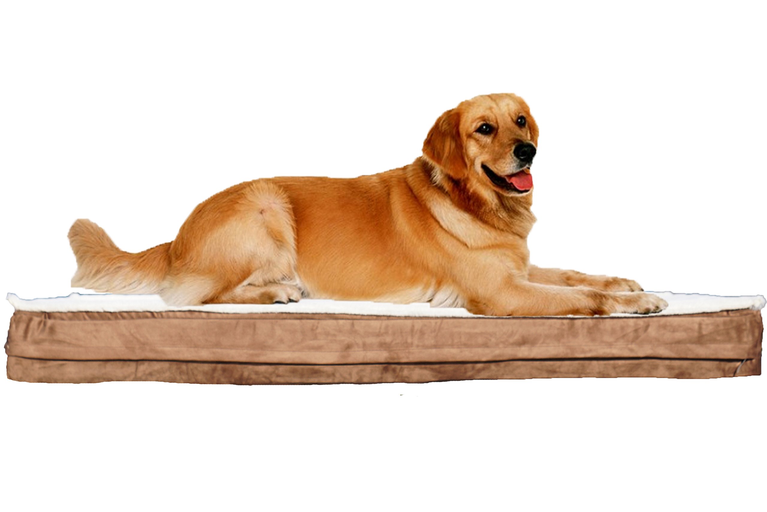 Premium 2-in-1 Orthopedic Memory Foam Dog Bed & Cat Bed with Removable Waterproof Cover & Blanket - Washable Pet Bed for Large Medium Small Dogs - Perfect for Home, Crate & Travel Use
