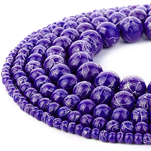Purplish-Blue with Silver