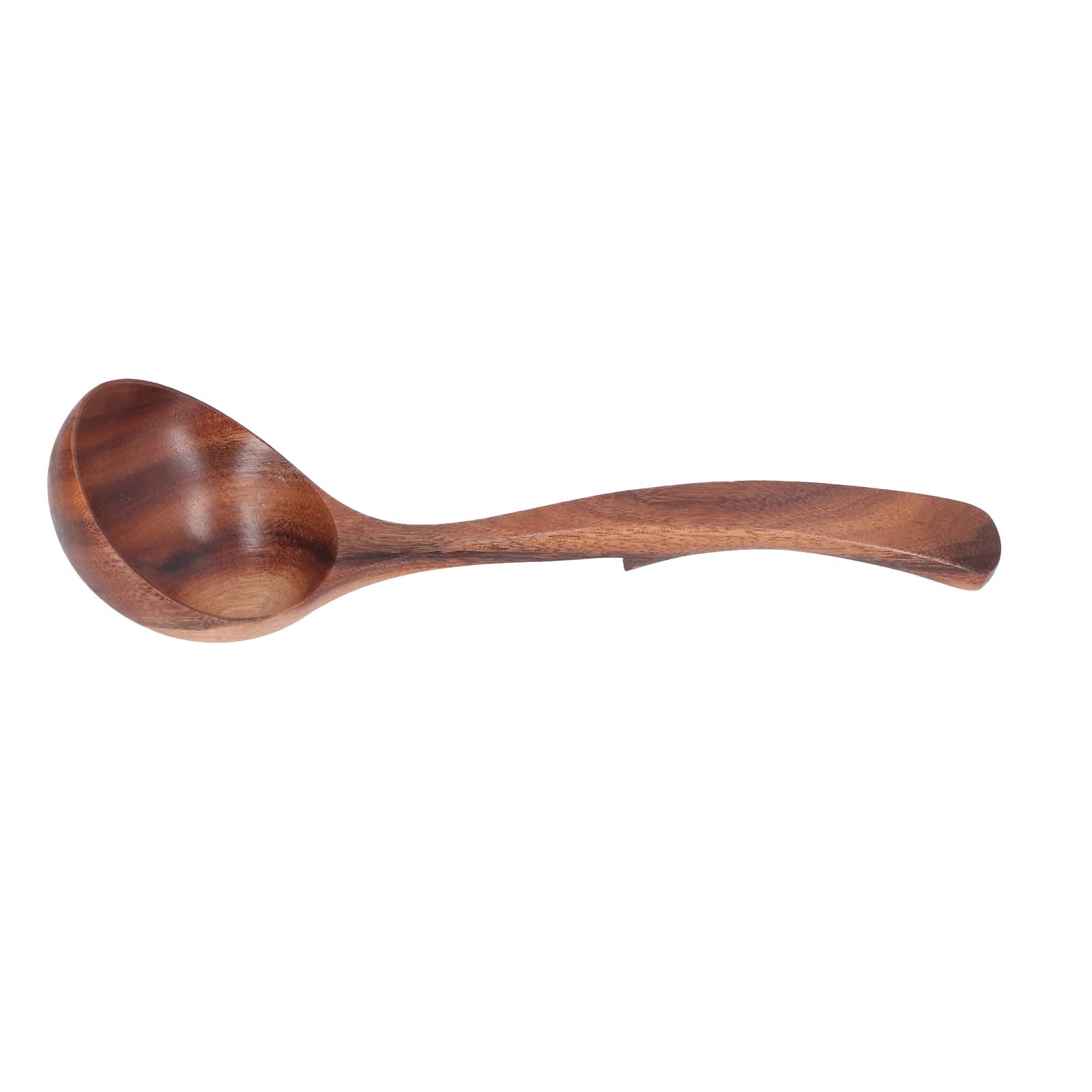 Wooden Soup Ladle - Long Handle Heat Resistant Cooking Spoon for Serving, Mixing & Stirring Soups, Stews & Sauces | Durable Kitchen Utensil for Wok & Pot Cooking | Perfect for Home Chefs & Professional Kitchens