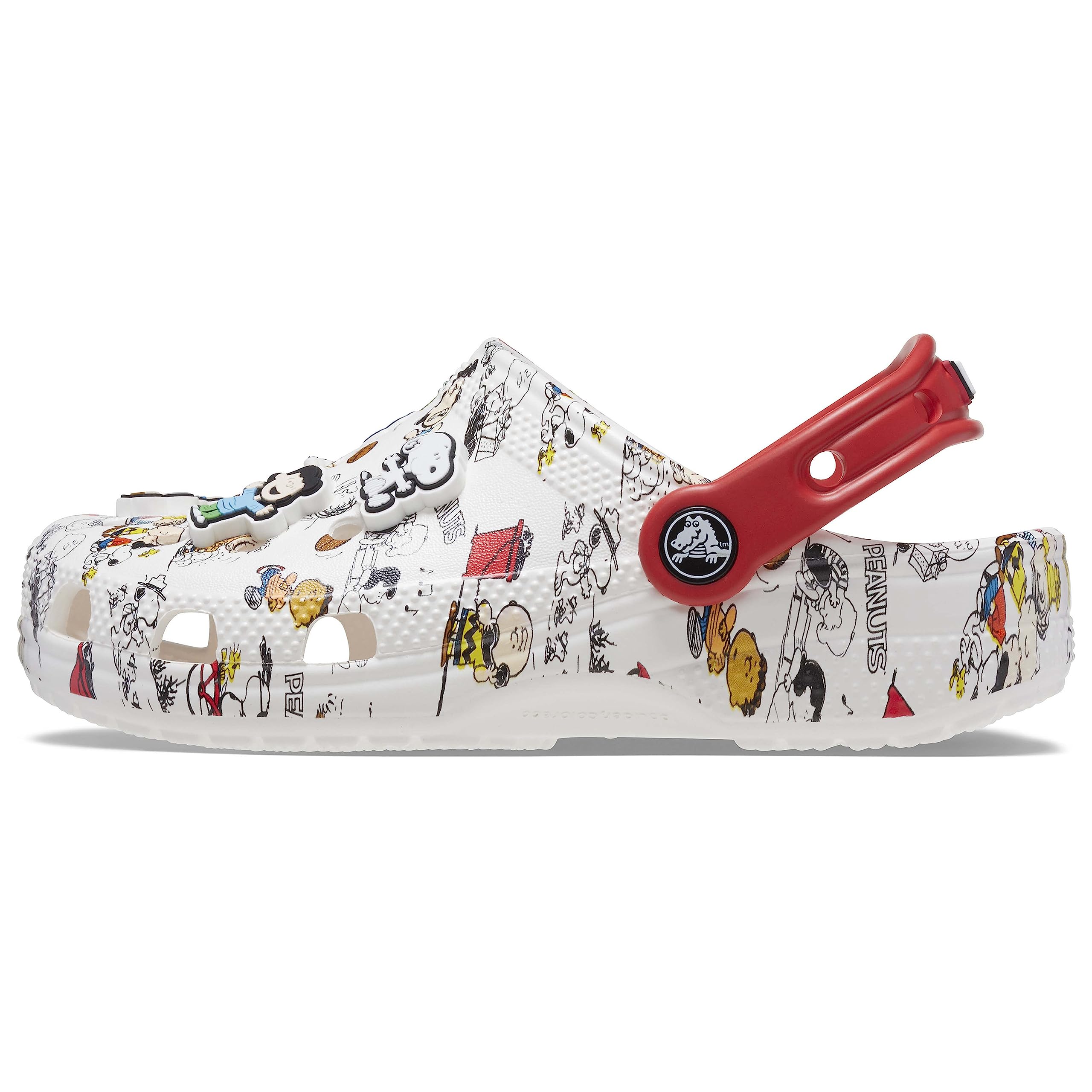 Crocs Unisex-Child Classic Peanuts Snoopy Clog | Lightweight Comfortable Slip-On Shoes for Kids | Perfect for School, Beach & Outdoor Play
