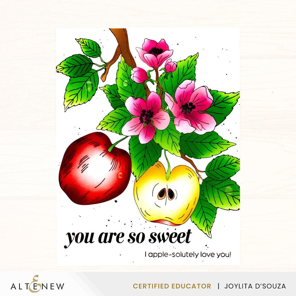 Blossoming Apple Press Plates & Foil Plates for DIY Crafting, Scrapbooking, and Card Making - Perfect for Home Decor and Gift Projects