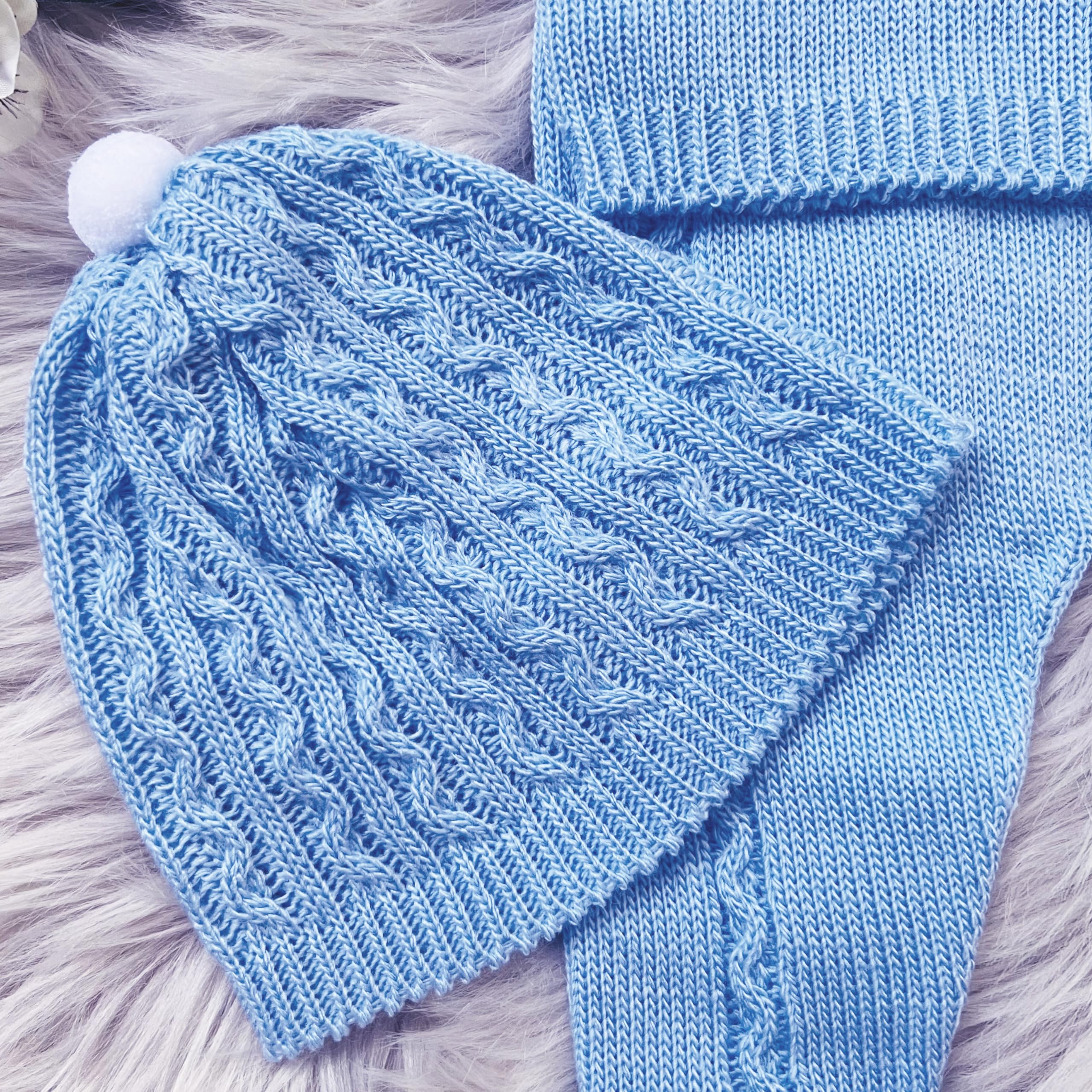 Newborn Baby Knitted Clothes Set - Soft Cotton Coming Home Outfit for Boys & Girls | Perfect for Hospital Photos, Christening & First Family Outings