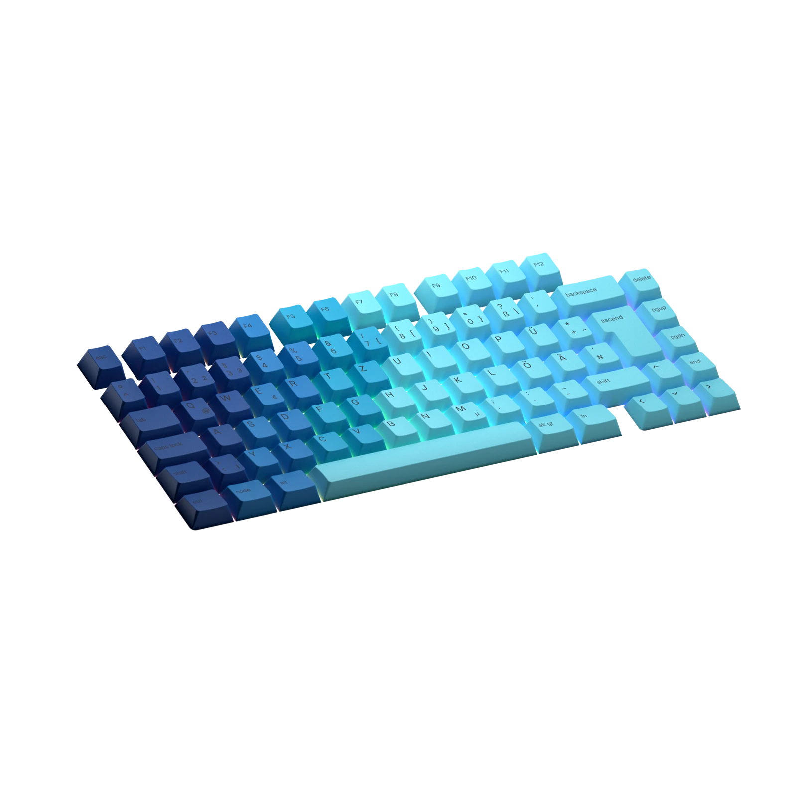 Ocean Themed Custom Keycaps for Mechanical Keyboards - Perfect for Gaming, Typing & Office Work