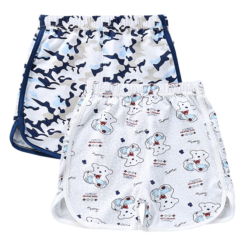 L SERVER Boys Girls 2-Piece Athletic Shorts - Kids Active Running Shorts with Pockets, Comfortable Gym Shorts for Boys & Girls - Perfect for Sports, Playground & Summer Outdoor Activities