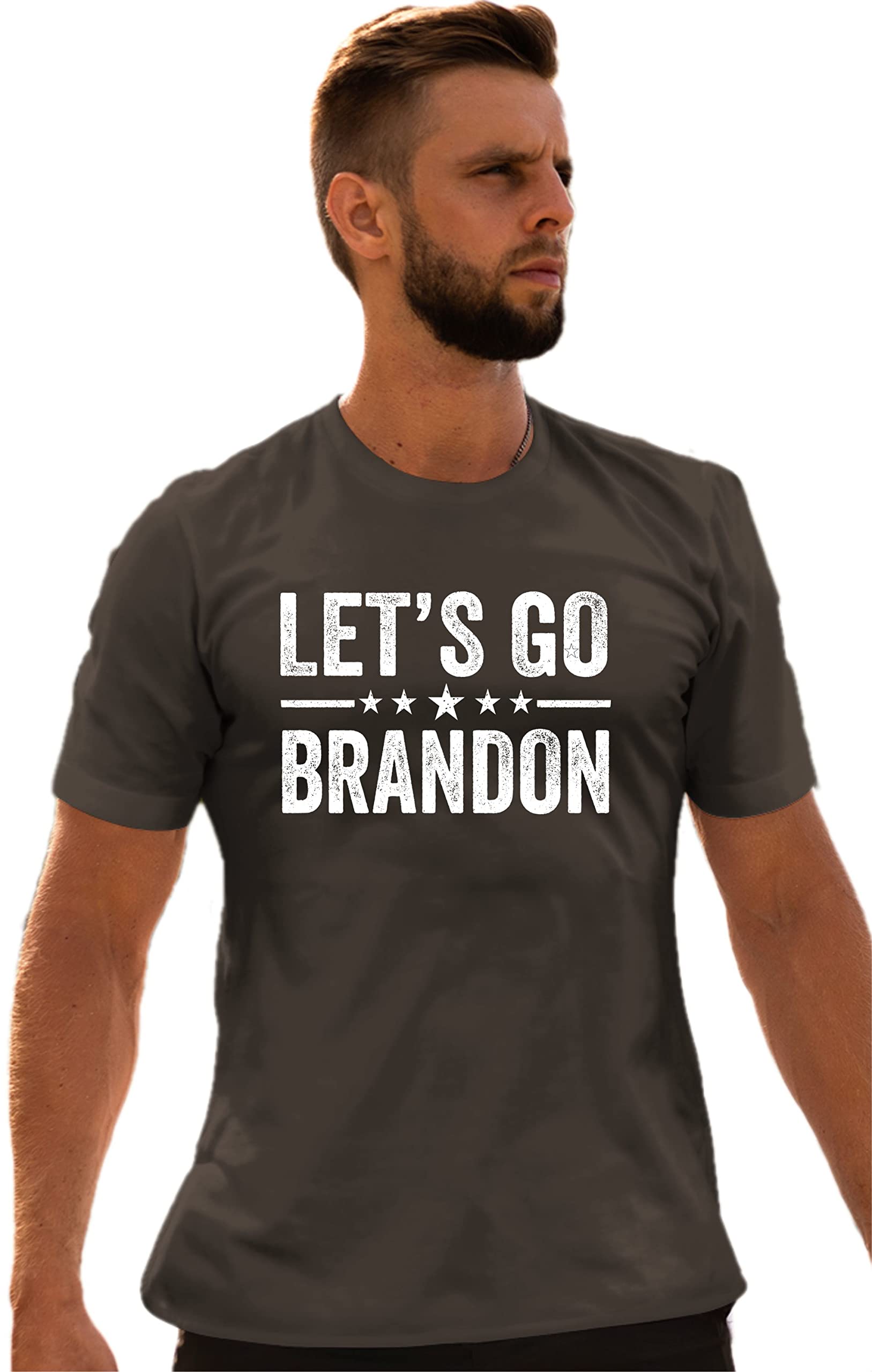 Let's Go Brandon T-Shirt for Men, Women & Youth - Trendy Political Slogan Tee for Casual Wear, Protests & Patriotic Events
