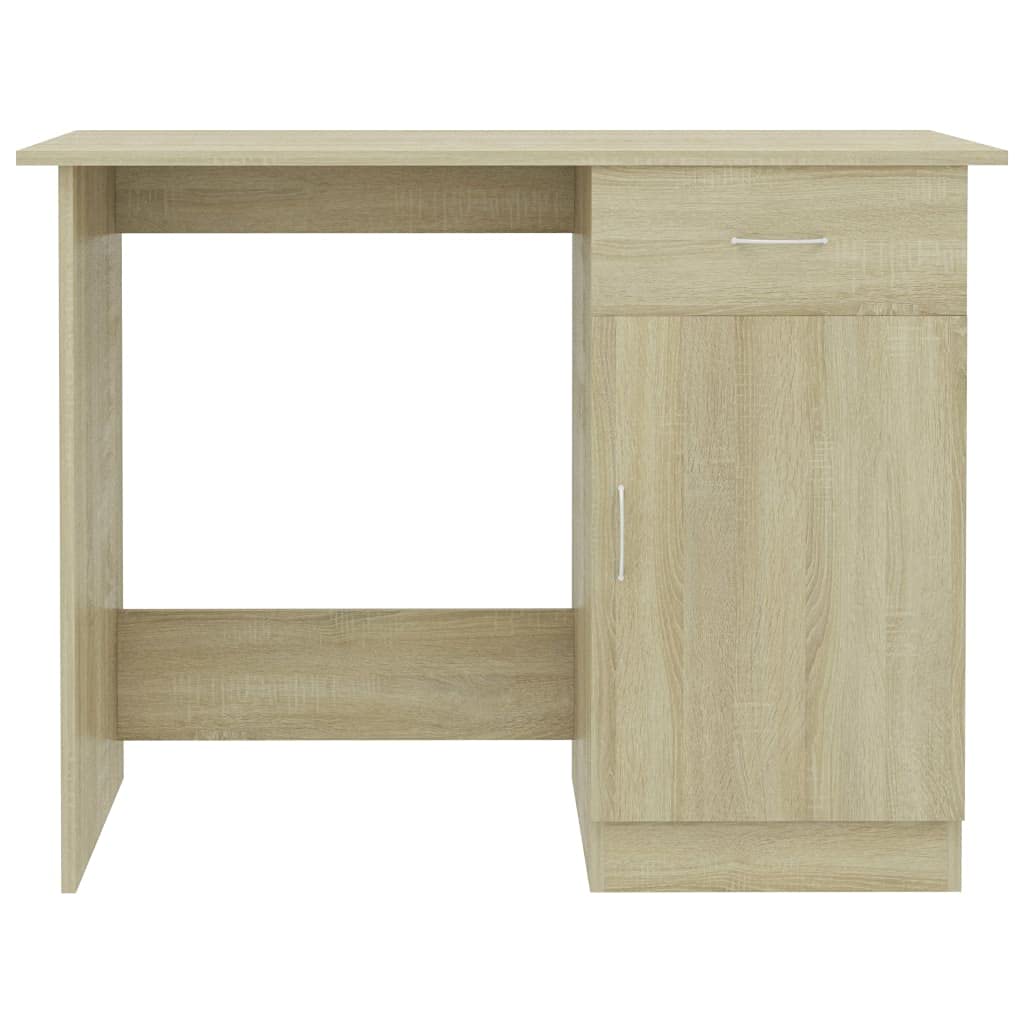 Sonoma Oak Computer Desk with Drawer & Door - 39.4